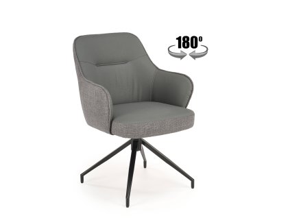 Jídelní židle otočná VMK498 šedá