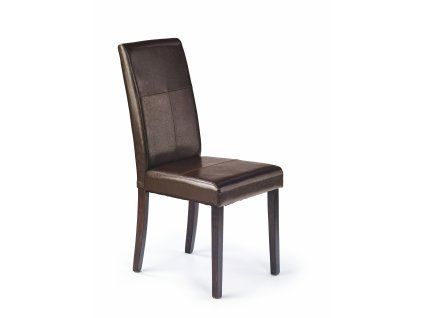 Jídelní židle DENISSE | WENGE / HNĚDÁ