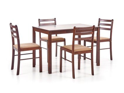 Jídelní set 4+1 ENDRIT espresso