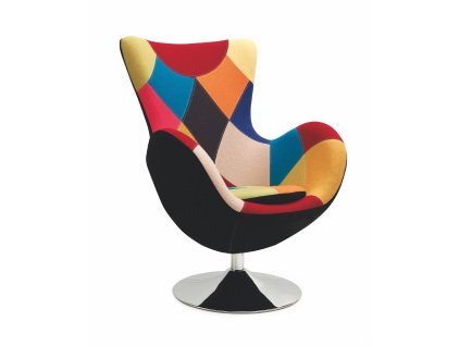 Čalouněné křeslo TRAVIS patchwork