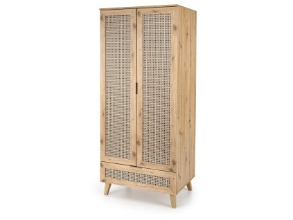 Šatní skříň BARMA artisan / černá