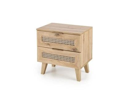 Noční stolek BARMA artisan / černá