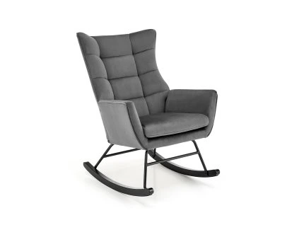 Houpací křeslo LOGAN šedé