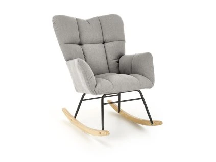 Houpací křeslo CATHAL šedé