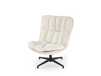 Otočné křeslo DONAVAN krémové