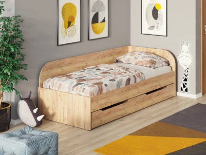 Dětská postel SONYA-2, 90 x 200 cm, se zásuvkami