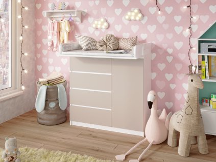 Přebalovací komoda K-4+1