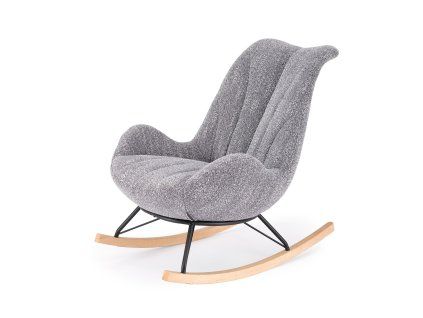 Houpací křeslo LUIS šedé