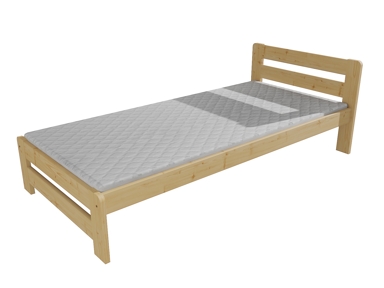 Jednolůžková postel VMK002B Rozměr: 80 x 200 cm, Barva: barva růžová