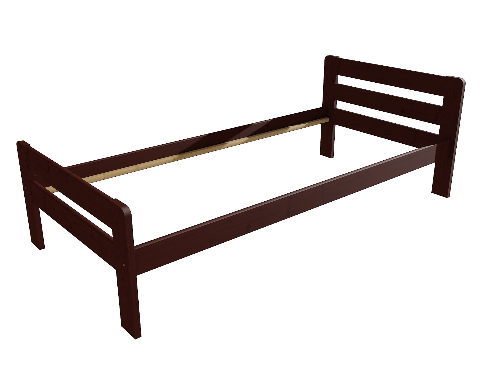 Jednolůžková postel VMK002C Rozměr: 100 x 200 cm, Barva: barva bílá