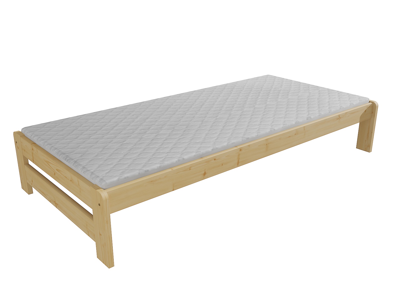 Jednolůžková postel VMK004B Rozměr: 80 x 200 cm, Barva: barva růžová