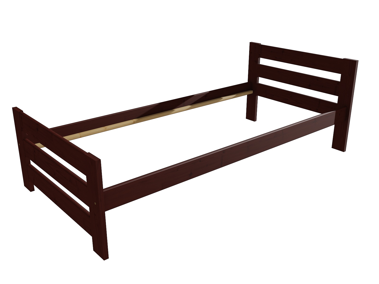Jednolůžková postel VMK005D Rozměr: 80 x 200 cm, Barva: surové dřevo