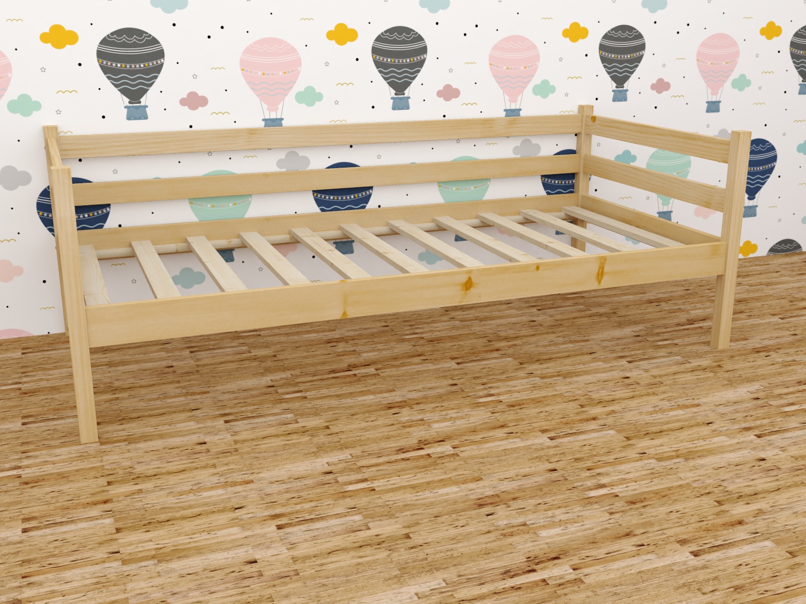 Dětská postel DP 028 Rozměr: 90 x 180 cm, Barva: moření ořech