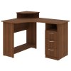 PC stůl KOMPAKT, rohový (Barva kašmír)