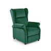 Relaxační křeslo CALUM zelené
