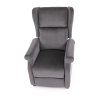 Relaxační křeslo CALUM šedé