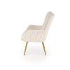 Čalouněné křeslo ASHTON krémové