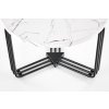 Konferenční stolek MARCUS II – mramor / černý
