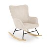 Houpací křeslo NIALL krémové