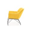 Čalouněné křeslo BRENDAO žluté