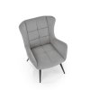 Čalouněné křeslo JORDAN šedé