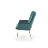 Čalouněné křeslo NICHOLAS zelené