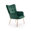 Čalouněné křeslo NICHOLAS zelené