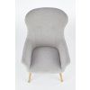 Čalouněné křeslo LIRAN světle šedá