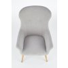 Čalouněné křeslo LIRAN světle šedá