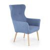Čalouněné křeslo LIRAN modré