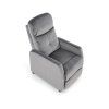 Relaxační křeslo LUIS II šedé