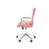 Dětská otočná židle OLYMPUS 4 VELVET růžová