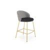 Barová židle VM113 černá / bílá