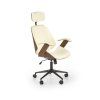 Kancelářské křeslo MOISES ořech / krémové
