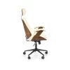 Kancelářské křeslo MOISES ořech / krémové