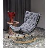 Houpací křeslo MIHAIL šedé