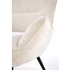 Čalouněné křeslo ARJUN krémové