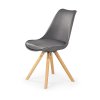 Jídelní židle KELLY | ŠEDÁ
