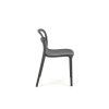 Zahradní židle stohovatelná VMK490 černá