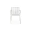 Zahradní židle stohovatelná VMK492 bílá