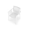 Zahradní židle stohovatelná VMK492 bílá