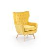 Čalouněné křeslo BRIAN žluté