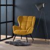 Čalouněné křeslo FABIAN hořčicové