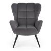 Čalouněné křeslo FABIAN šedé