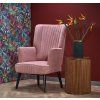 Čalouněné křeslo SAMUEL růžové