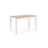 Jídelní stůl THOMAS 120x68 | BÍLÝ - DUB SONOMA