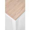 Jídelní stůl THOMAS 120x68 | BÍLÝ - DUB SONOMA