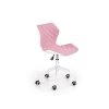 Dětská otočná židle HANNEKE růžová