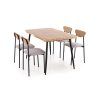 Jídelní sestava / set ASHLY ( 4x židle + stůl )