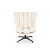 Otočné křeslo DONAVAN krémové